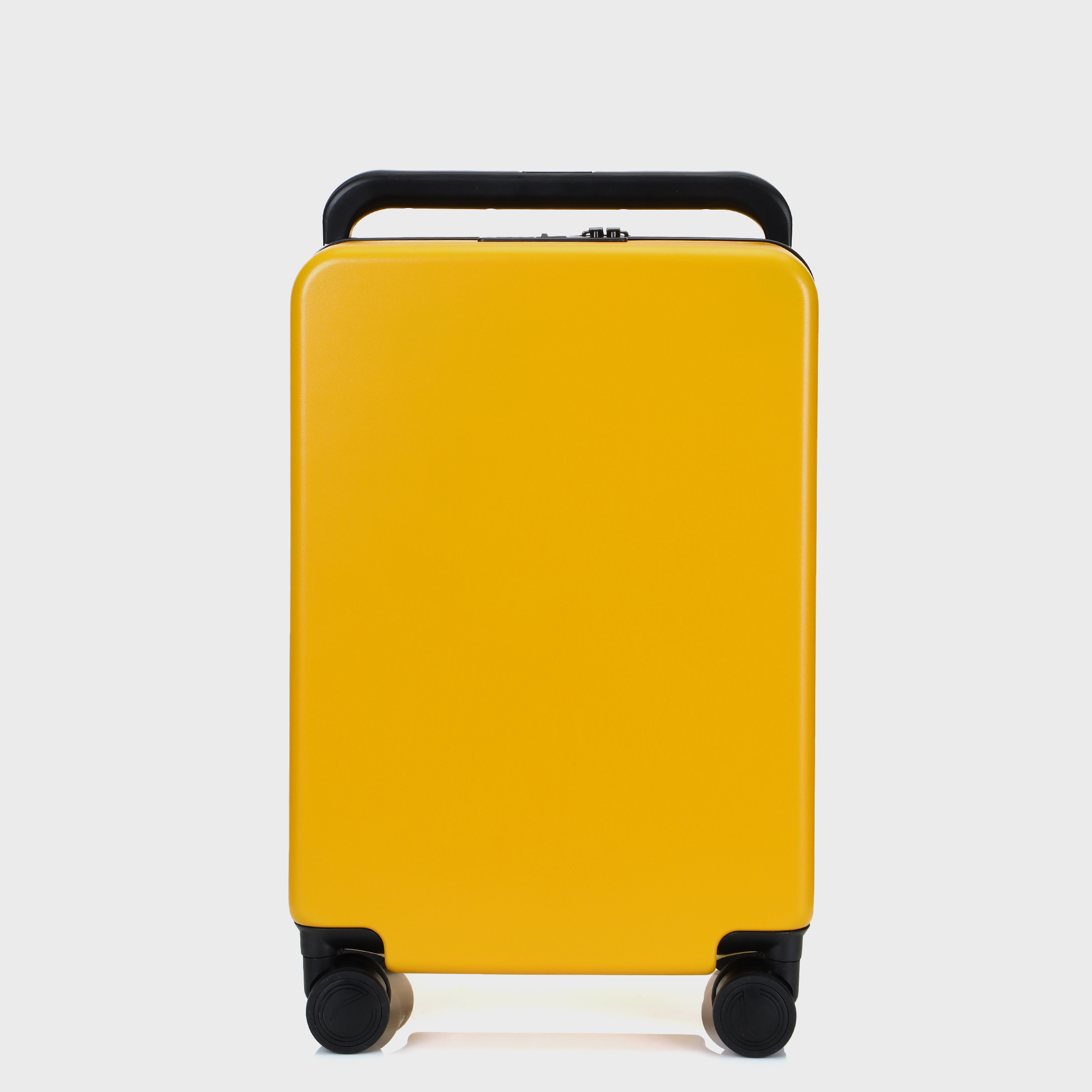 Ogram Popping PC Hard Travel Suitcase 20 Inch 24 Inch 28 Inch Carrier Yellow