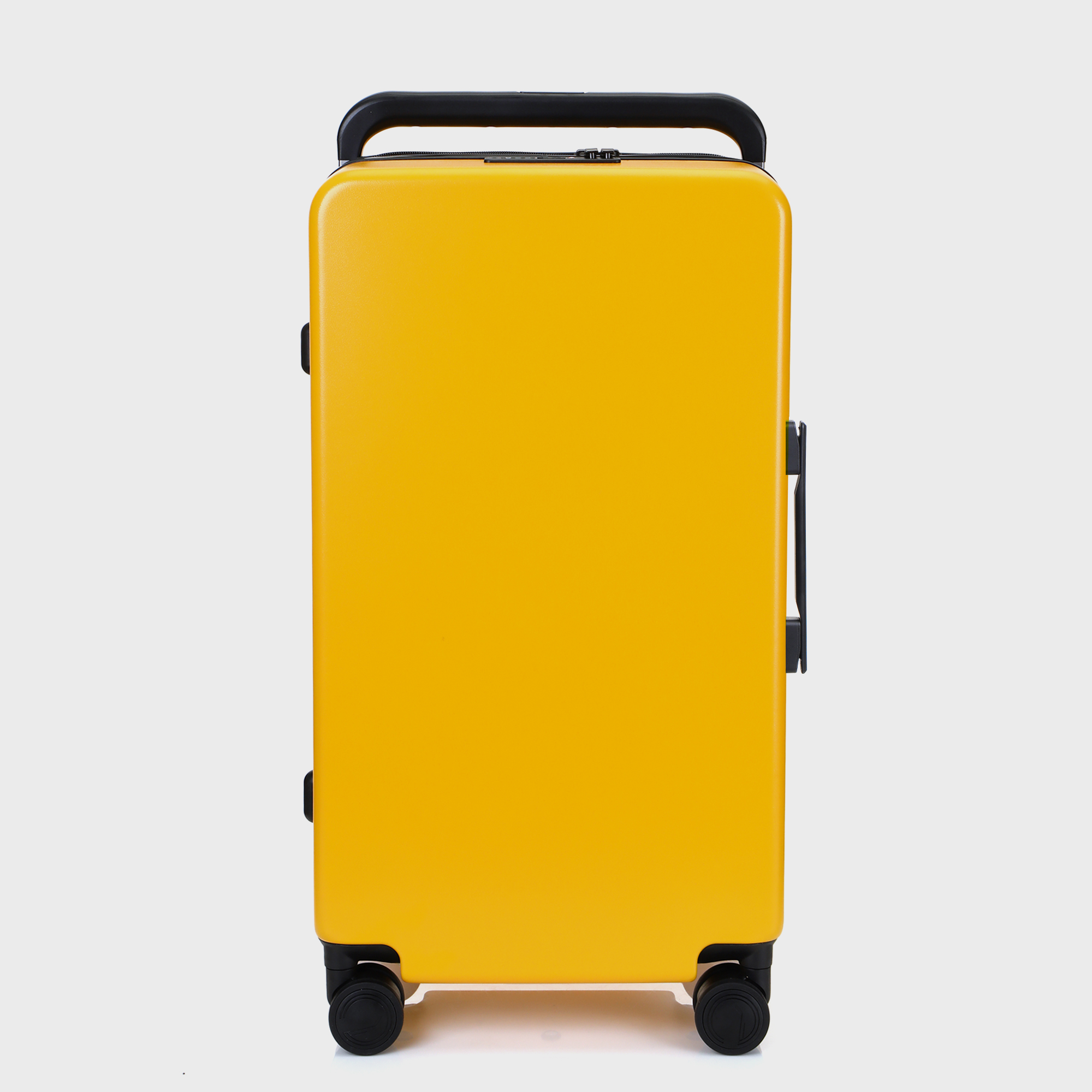 Ogram Popping PC Hard Travel Suitcase 20 Inch 24 Inch 28 Inch Carrier Yellow