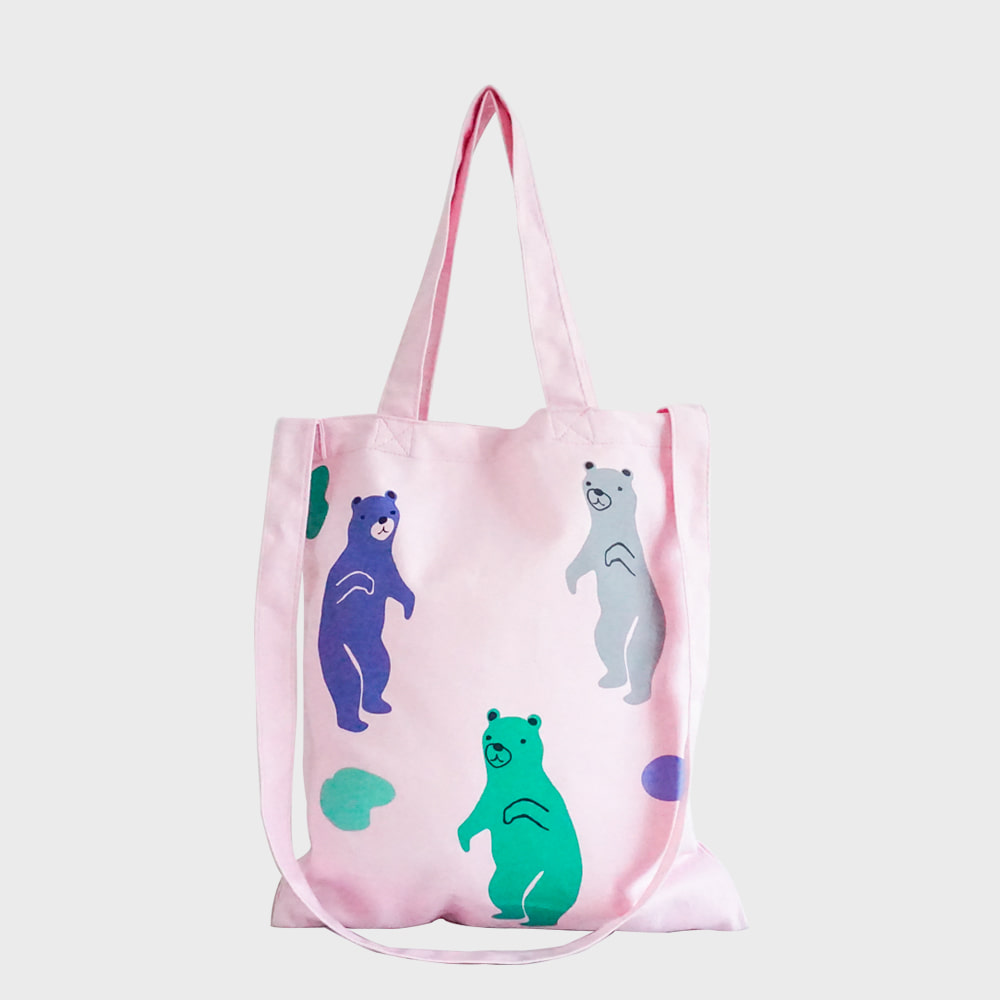 Ogram Jelly Bear Eco Bag in Pink