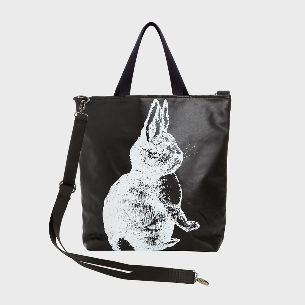 Ogram Rabbit Crossbody Bag in White
