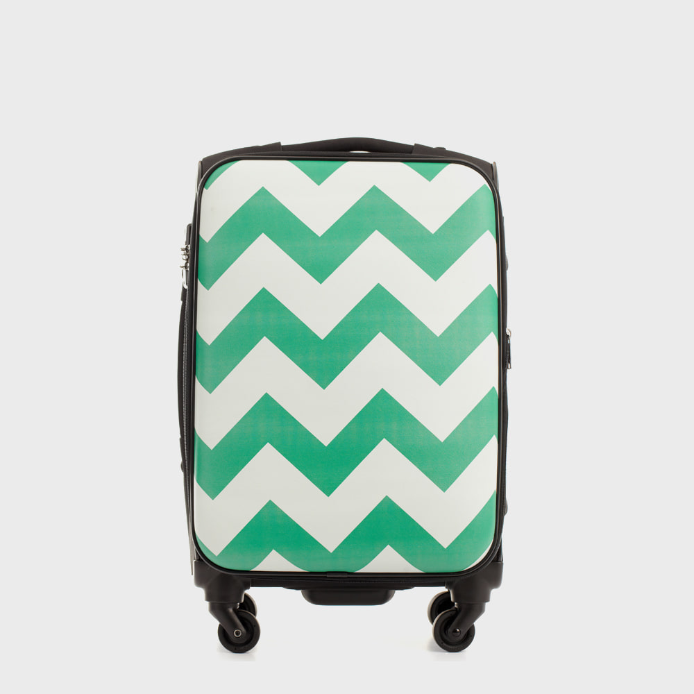 Ogram Unique Momo Softside Travel Luggage 20-inch in Green