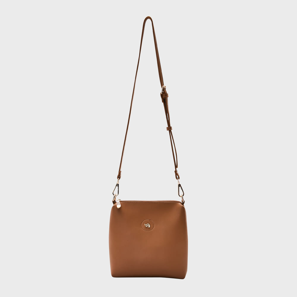 Ogram Mini Softly Crossbody Bag in Brown