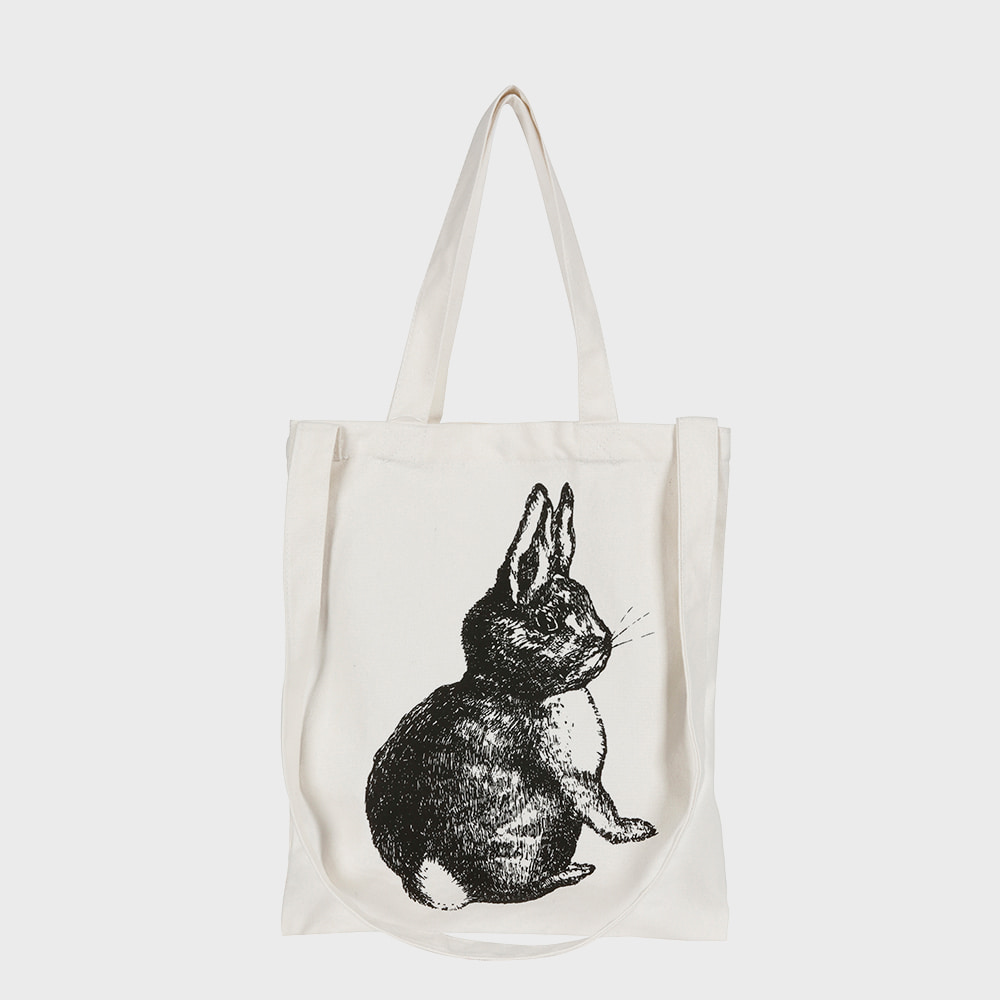 Ogram Rabbit Eco Bag in Ivory