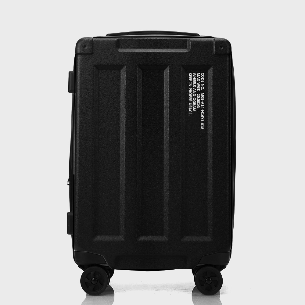 Ogram Wheels &amp; Container PC Hardside Travel Luggage 20-, 24-, 28-inch in black